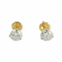 Diamant-Ohrringe 14k Gelbgold 2.09ct